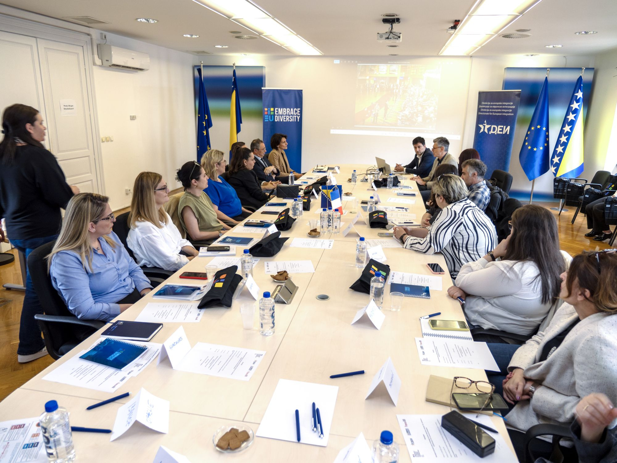 Razmjena iskustava bh. novinara i dopisnika iz Brisela o izvještavanju o procesu evropskih integracija