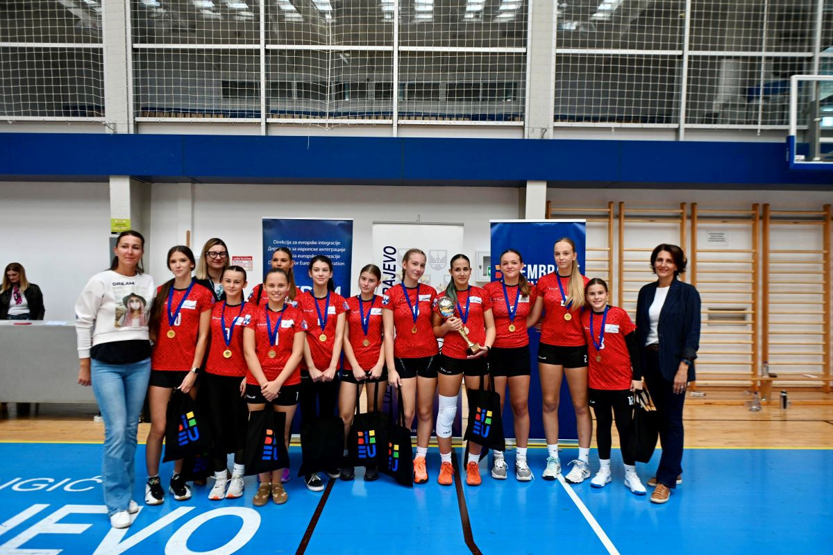U povodu obilježavanja Evropske sedmice sporta u Sarajevu održan Košarkaški turnir za djevojčice