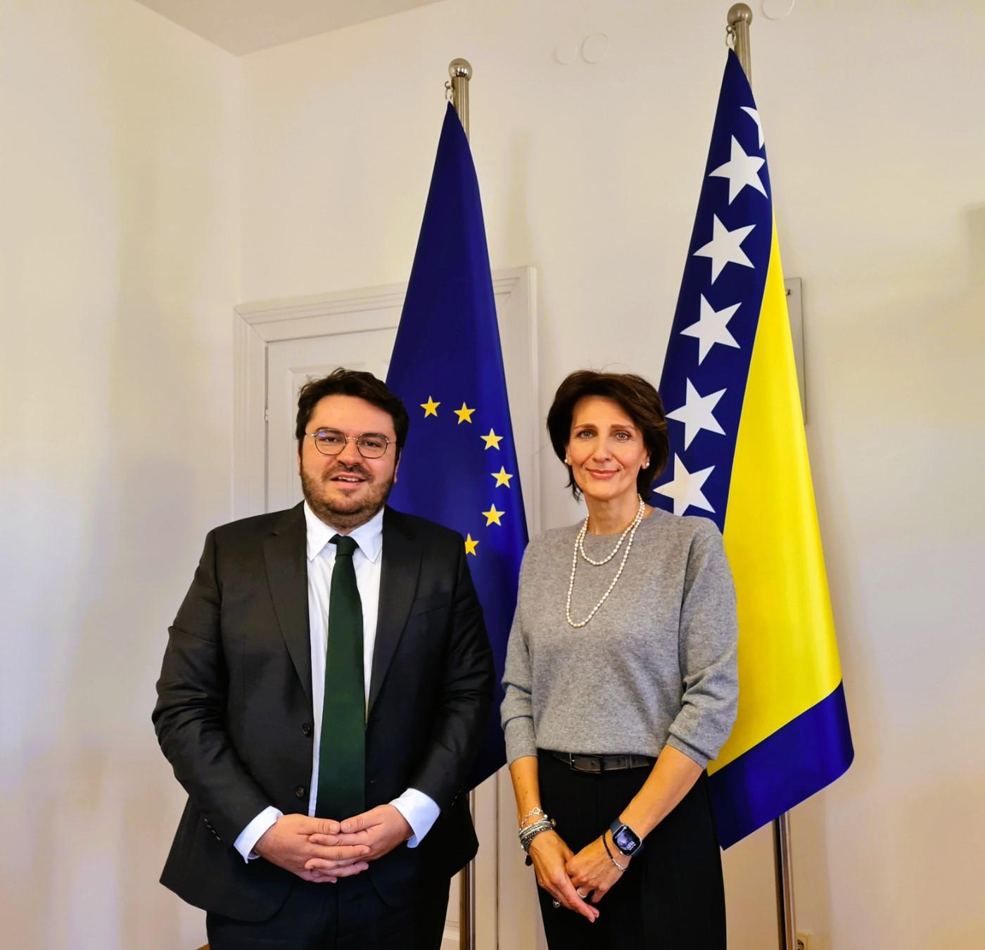 Francuski ambasador Kévin Thuillier u nastupnoj posjeti Direkciji za evropske integracije